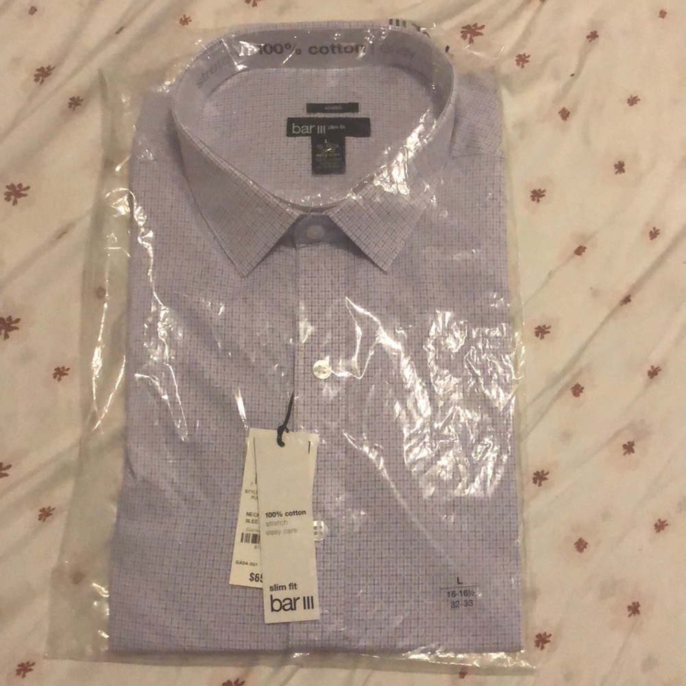 Lavender dress shirt slim fit